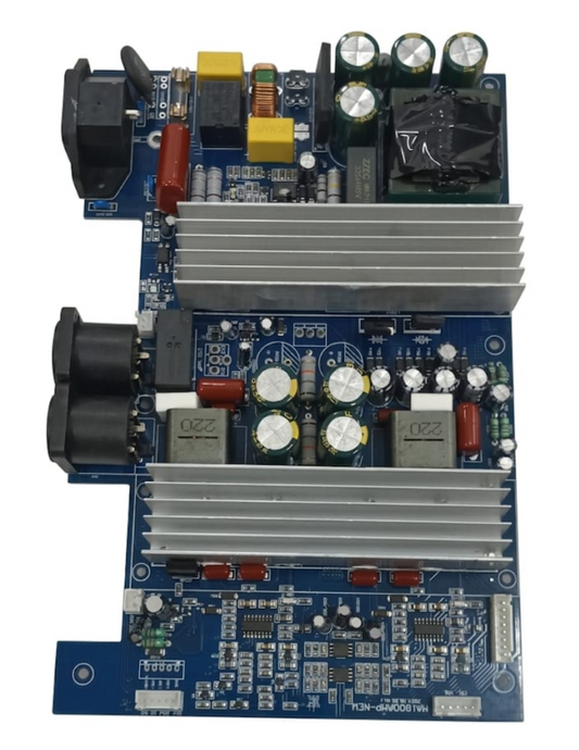 EC 10 ntegrated 2-Channel Class D Amplifier Board | All-in-One Power Supply & Audio Module | Professional Replacement PCB with Speakon & AC Power Interface