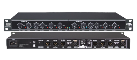 TA-234 XL Analog Crossover – Professional 2/3/4 Way Audio Processor