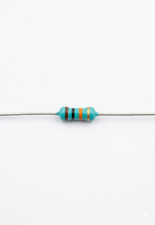C35 10k Ohm Metal Film Resistor – 1/4 Watt (0.25W) ±5% Tolerance – High-Precision Through-Hole Resistor (40PCS)