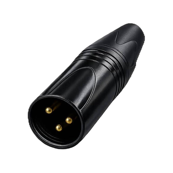 Black XLR Male Connector (Model M-03)