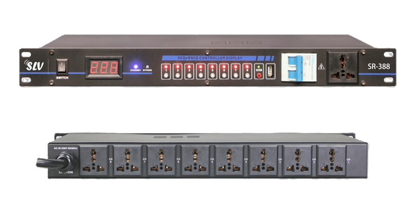 Power Sequencer – 8 Channel With Digital Voltage Display