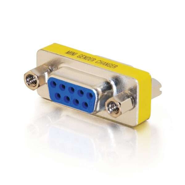 A406 C2G/Cables to Go 02781 DB9 F/F Serial RS232 Mini Gender Changer (Coupler)